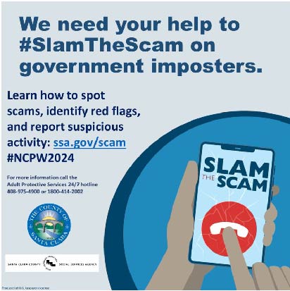 SlamTheScam Campaign Flyer
