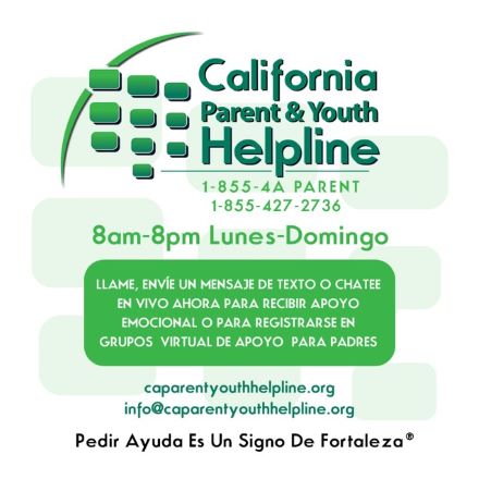 California Parent & Youth Helpline Spanish